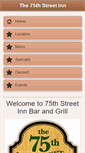 Mobile Screenshot of 75thstreetinn.com