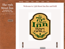 Tablet Screenshot of 75thstreetinn.com